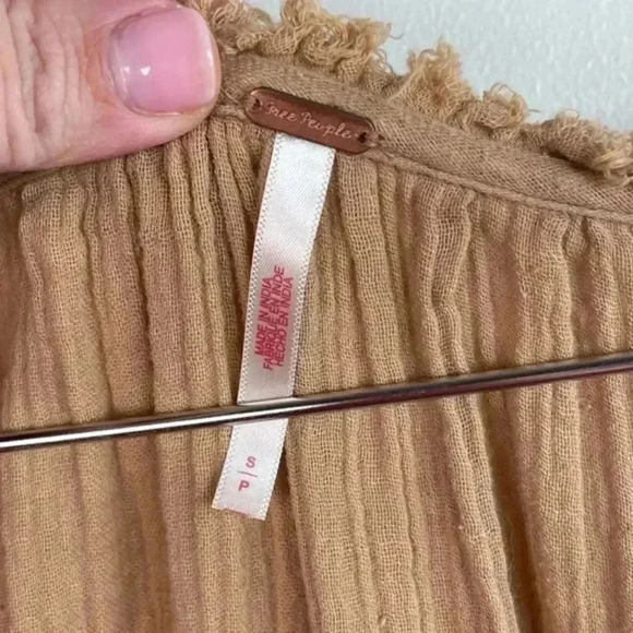 Free People Tan Bring It On Tunic In Pony Tail - Picture 6 of 9